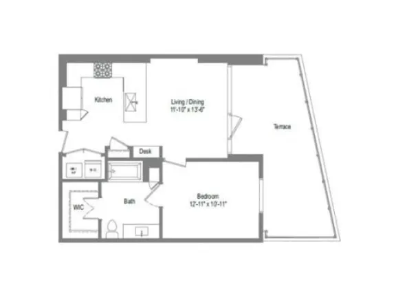 The Bowie Rise apartments Austin Floor plan 5