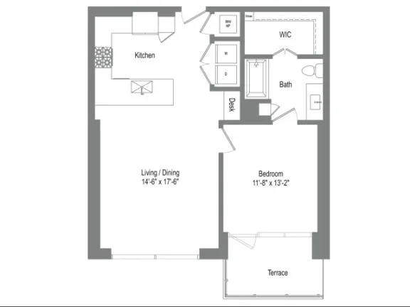 The Bowie Rise apartments Austin Floor plan 8