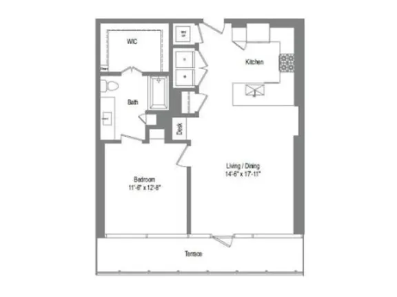 The Bowie Rise apartments Austin Floor plan 9