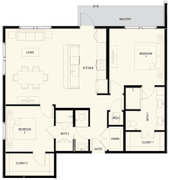 The Laura Rise Apartments Houston FloorPlan 19