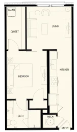 The Laura Rise Apartments Houston FloorPlan 3