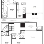 The Monarch by Windsor Rise apartments Austin Floor plan 15