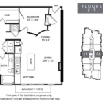 The Monarch by Windsor Rise apartments Austin Floor plan 2