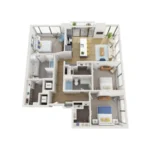 The Quincy Rise apartments Austin Floor plan 26