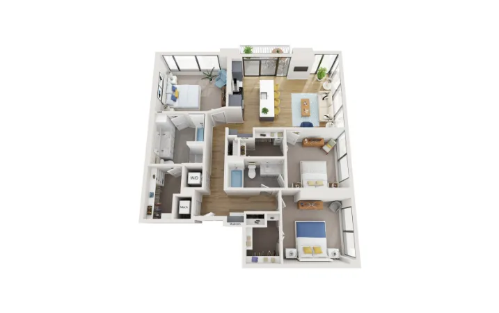 The Quincy Rise apartments Austin Floor plan 26