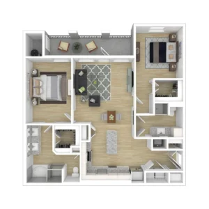 The Verge at Summer Park Rise apartments Houston Floor plan 11