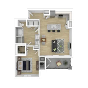 The Verge at Summer Park Rise apartments Houston Floor plan 6