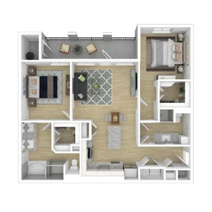 The Verge at Summer Park Rise apartments Houston Floor plan 7