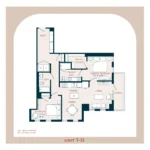 The Waller Rise apartments Austin Floor plan 14