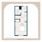 The Waller Rise apartments Austin Floor plan 2