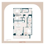 The Waller Rise apartments Austin Floor plan 22