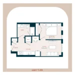 The Waller Rise apartments Austin Floor plan 4