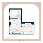The Waller Rise apartments Austin Floor plan 5