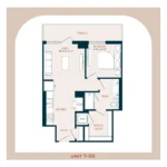 The Waller Rise apartments Austin Floor plan 7
