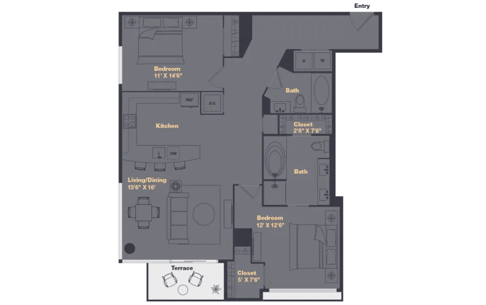 Whitley Rise apartments Austin Floor plan 32