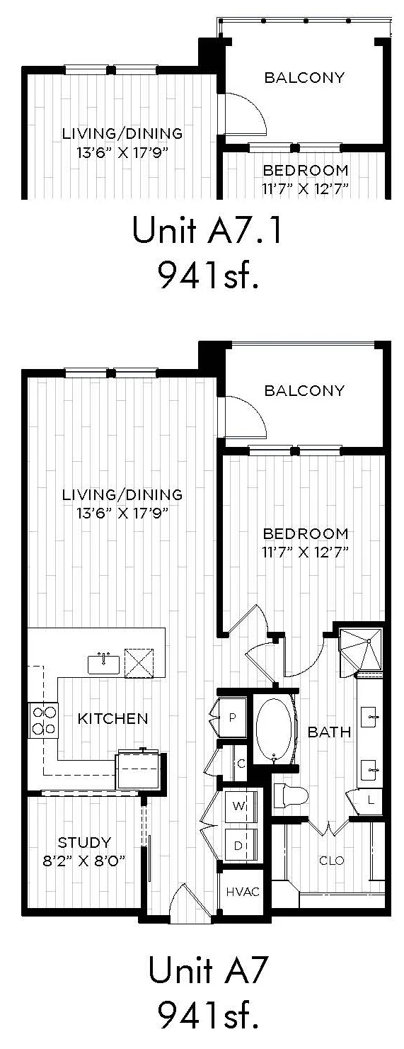 Aura Beacon Island Rise Apartments Houston FloorPlan 7