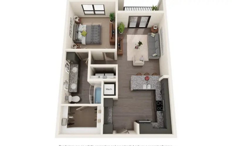Rise 120 Apartments FloorPlan 3