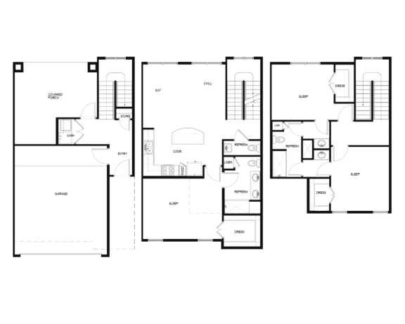 Smart Living at Cypress Creek Rise Apartments Houston FloorPlan 7