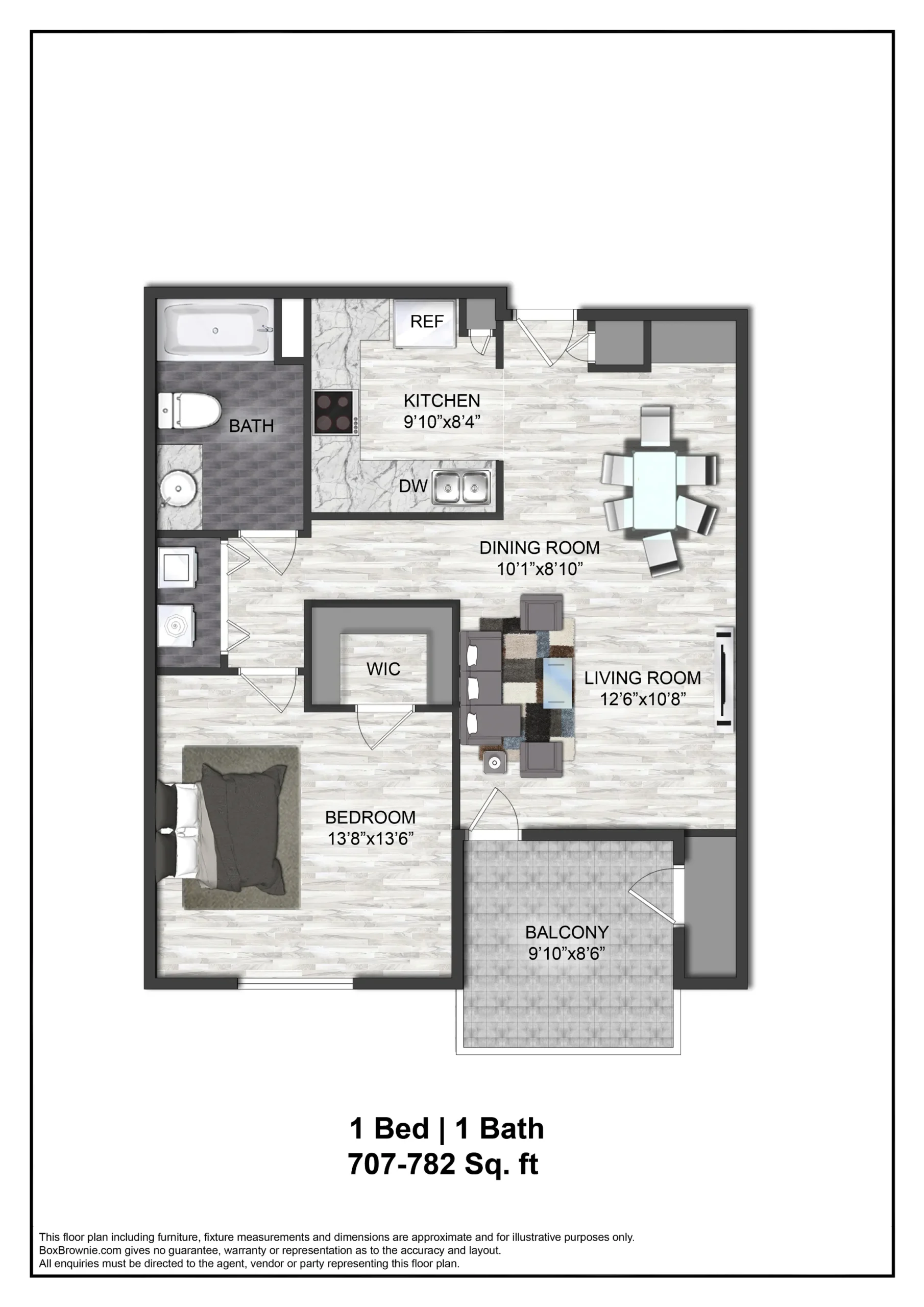AMLI Memorial Heights Apartments Houston Floor Plan 1