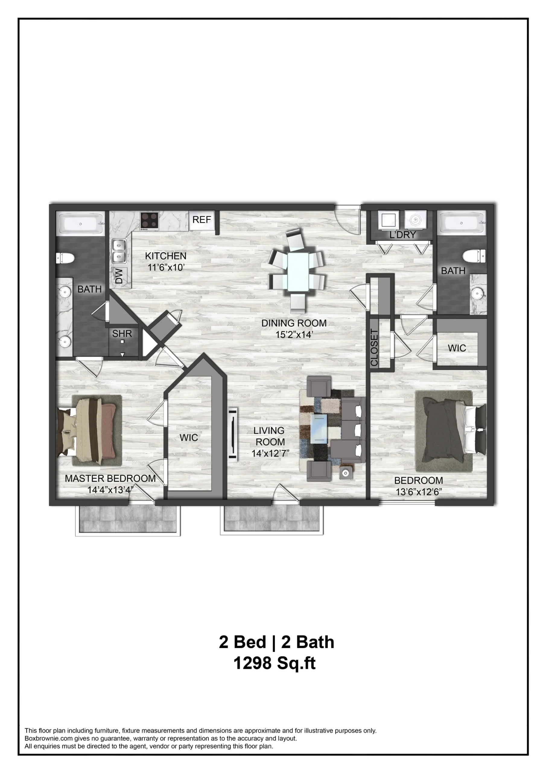 AMLI Memorial Heights Apartments Houston Floor Plan 14
