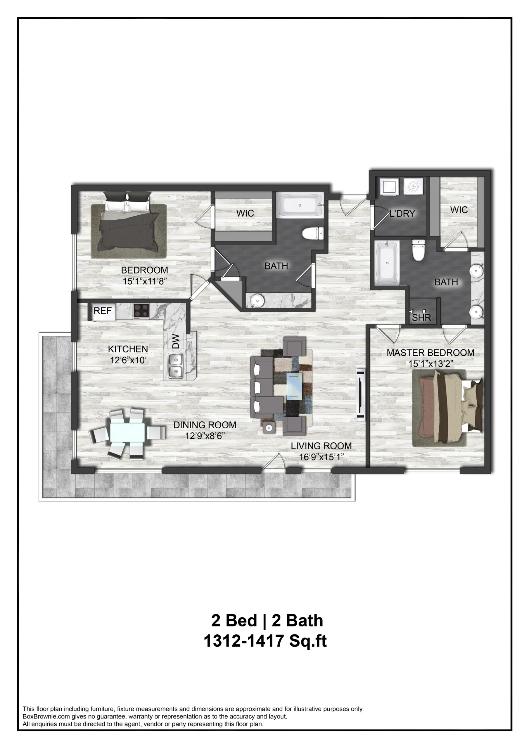 AMLI Memorial Heights Apartments Houston Floor Plan 15