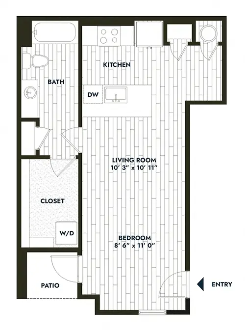 Alta Berry Creek Rise Apartments FloorPlan 1