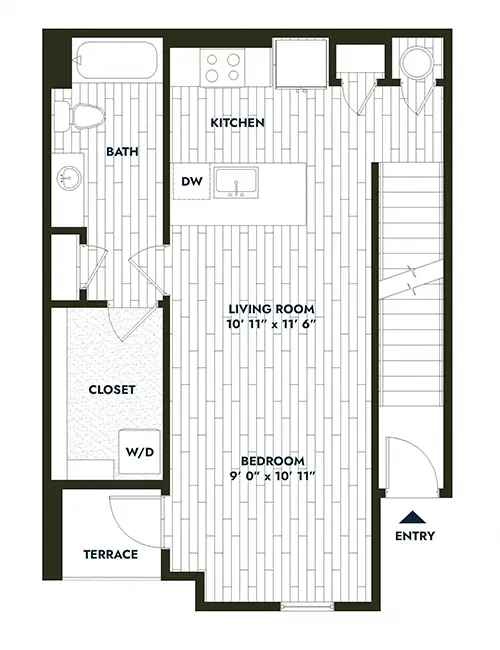 Alta Berry Creek Rise Apartments FloorPlan 2