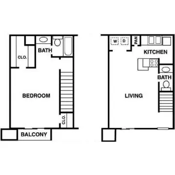 Bankside Village Houston Apartment Floorplan 5