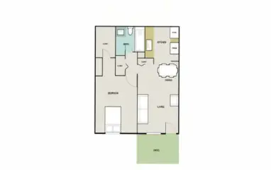 Briarwest Apartments Houston Apartment Floor Plan 1