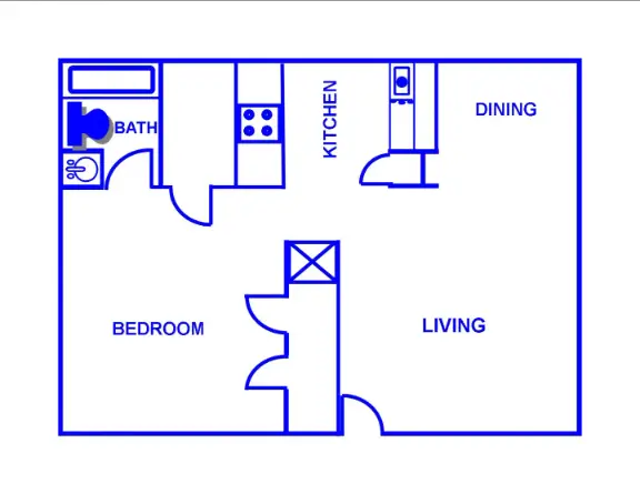 Coral Hills Apartments Houston Floor Plan 1 (1)