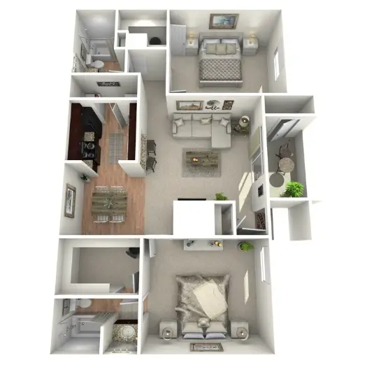 Crescent Place Apartments Houston Floor Plan 4