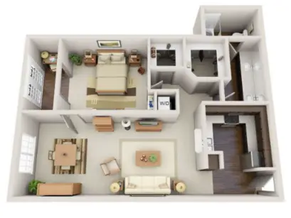 Deerwood Apartments Houston Floor Plan 10