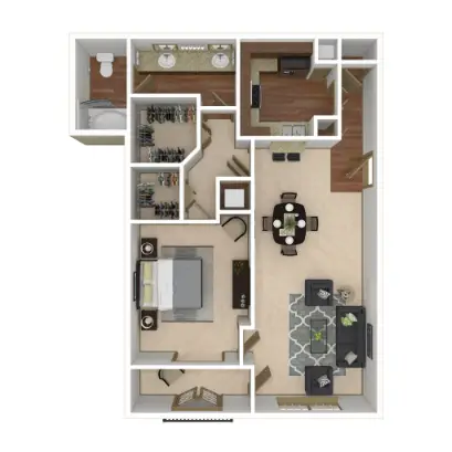 Deerwood Apartments Houston Floor Plan 11