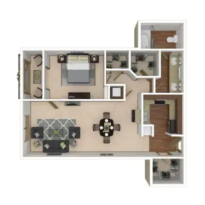 Deerwood Apartments Houston Floor Plan 13