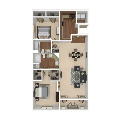 Deerwood Apartments Houston Floor Plan 28