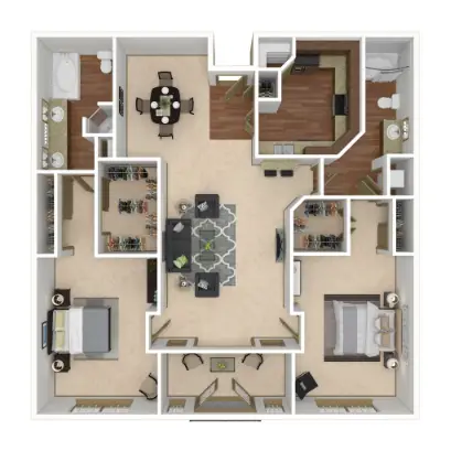 Deerwood Apartments Houston Floor Plan 31