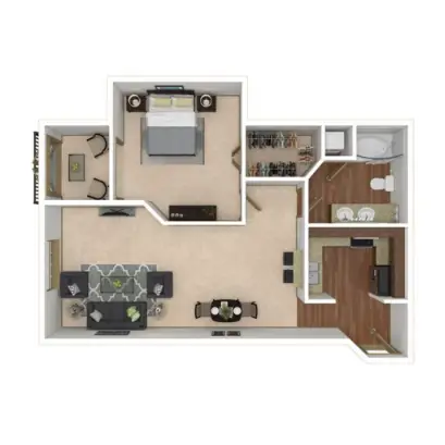 Deerwood Apartments Houston Floor Plan 5