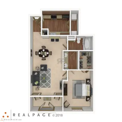 Deerwood Apartments Houston Floor Plan 6