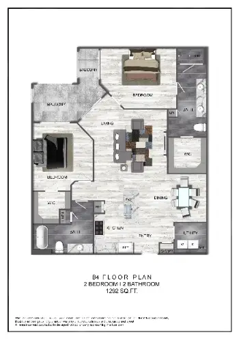 Domain at City Centre Houston Apartments Floor Plan 12