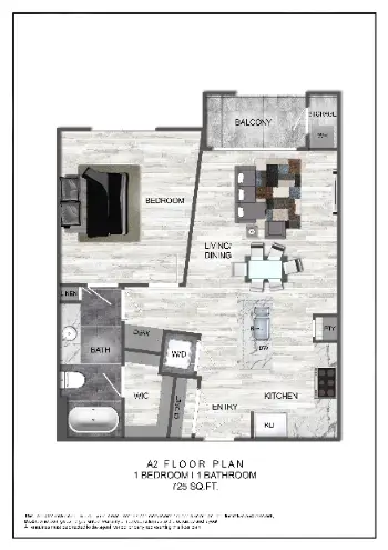 Domain at City Centre Houston Apartments Floor Plan 2