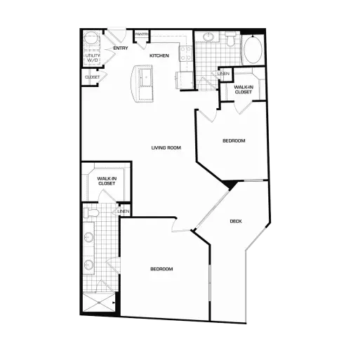 Domain on the Parkway Houston Apartments Floorplan 25