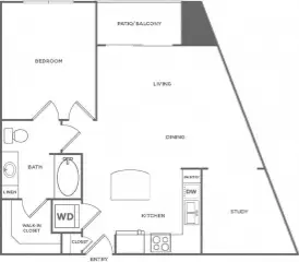 Eclipse Apartments Houston Apartments Floor Plan 12