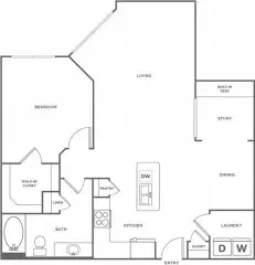 Eclipse Apartments Houston Apartments Floor Plan 22