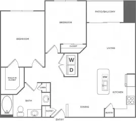 Eclipse Apartments Houston Apartments Floor Plan 23