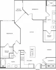 Eclipse Apartments Houston Apartments Floor Plan 24