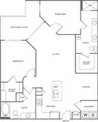 Eclipse Apartments Houston Apartments Floor Plan 25