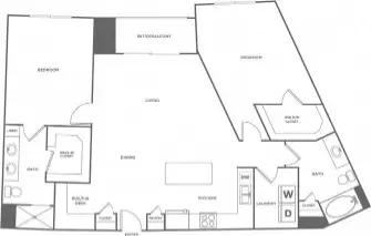 Eclipse Apartments Houston Apartments Floor Plan 28