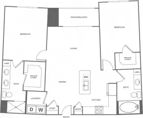 Eclipse Apartments Houston Apartments Floor Plan 33