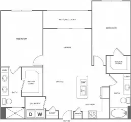 Eclipse Apartments Houston Apartments Floor Plan 38