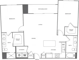 Eclipse Apartments Houston Apartments Floor Plan 41